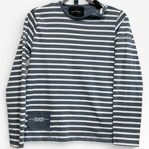 Marc‎ Jacobs The Striped T-Shirt White Blue Breton Stripe Logo Tee Designer XS